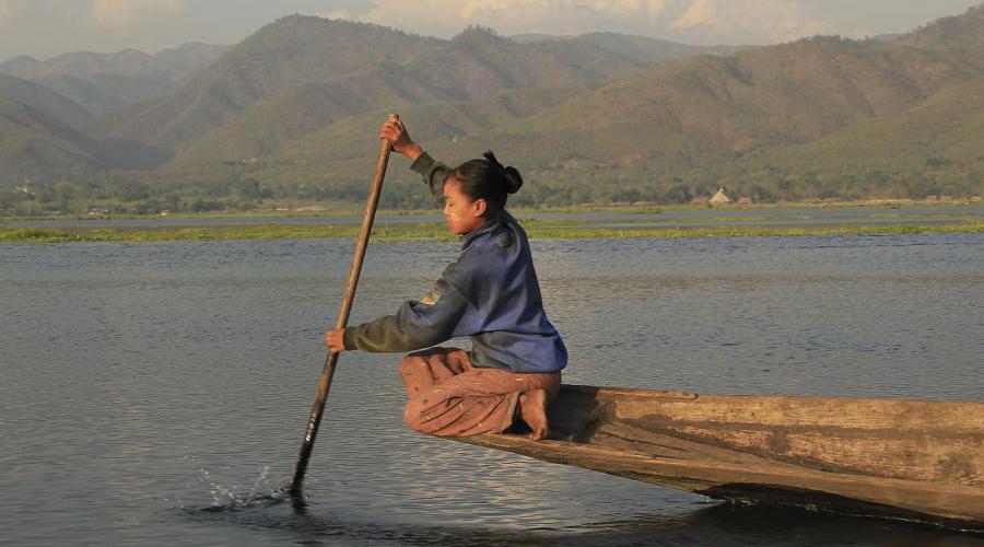 Auf dem Inle-See