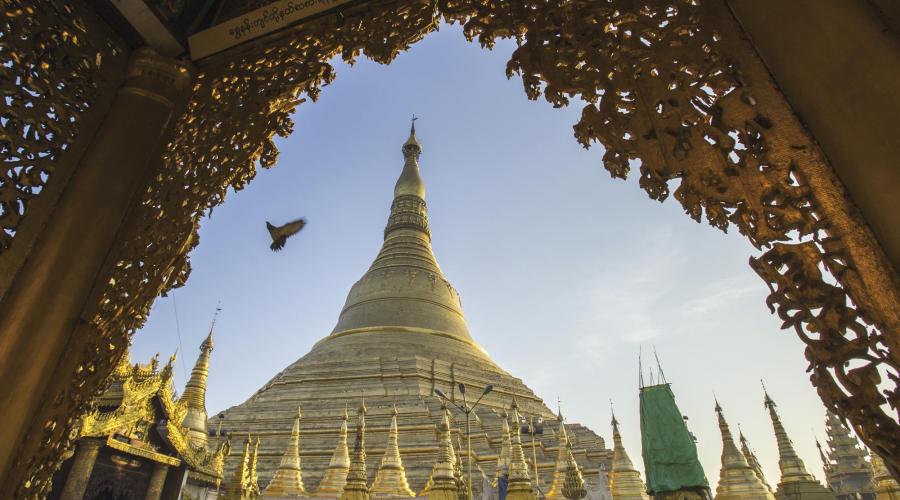 Shwedagon-Pagode in Yangon