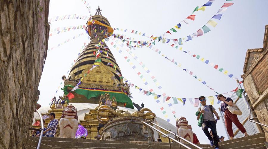 Tempelanlage Swayambhunath