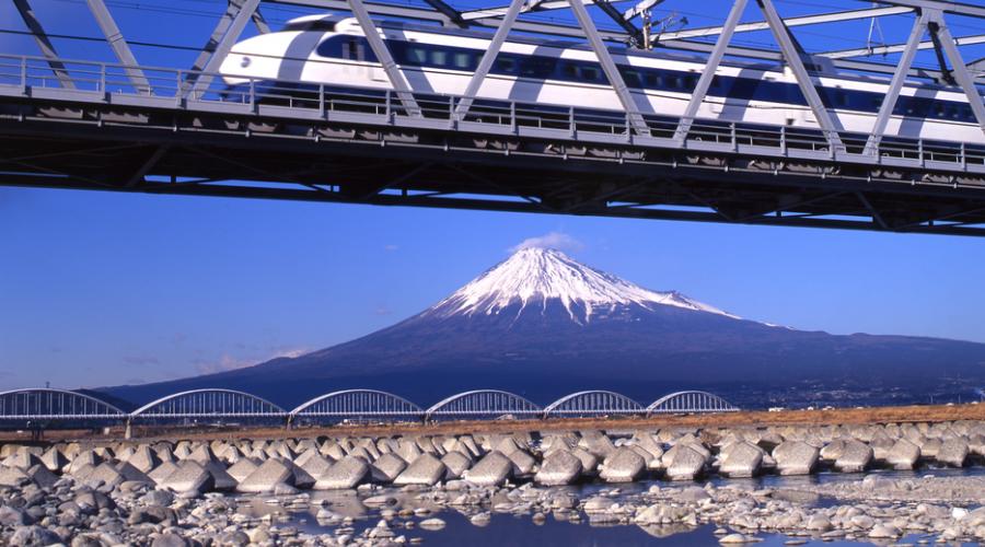 Unterwegs mit dem Shinkansen